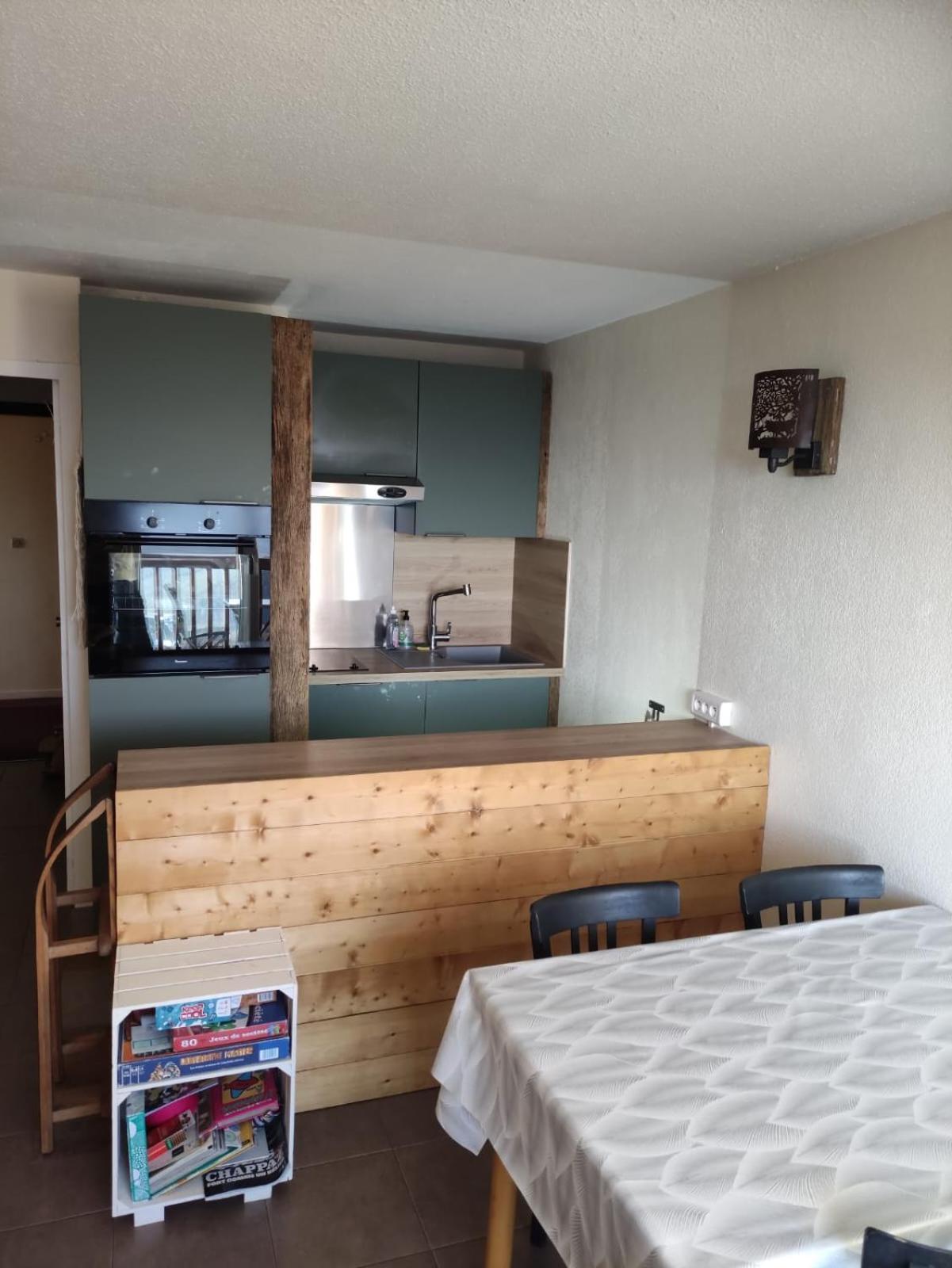 Studio Avec Vue Panoramique Sur La Montagne Font-Romeu-Odeillo-Via المظهر الخارجي الصورة