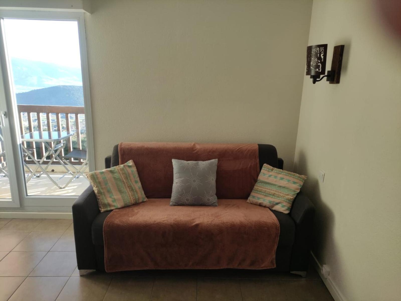 Studio Avec Vue Panoramique Sur La Montagne Font-Romeu-Odeillo-Via المظهر الخارجي الصورة